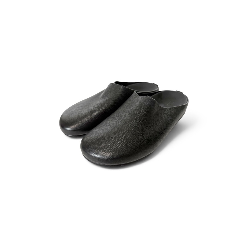 Steve Madden Womens Fern Black Leather Minimalist Casual Slip On Mule Size 7
